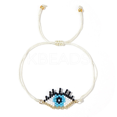 Bohemian Style Long Evil Eye Bead Bracelet Handmade Fashion Women's Bracelet FH0737-1