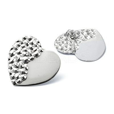 Tarnish Resistant 201 Stainless Steel Stud Earrings EJEW-K270-29P-1