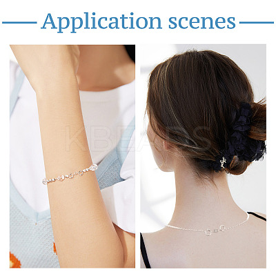 Anti-Tarnish 4Pcs 2 Style 925 Sterling Silver Spring Ring Clasps Sets STER-TA0001-05-1