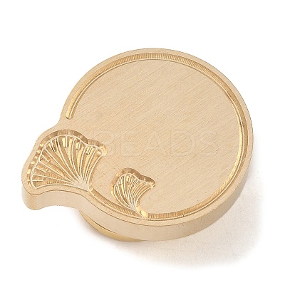 Geometric Leaf Frame Brass Stamp Heads LS-AJEW-H149-03G-03-1