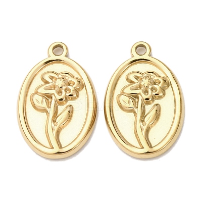304 Stainless Steel Pendants STAS-I358-12G-10-1