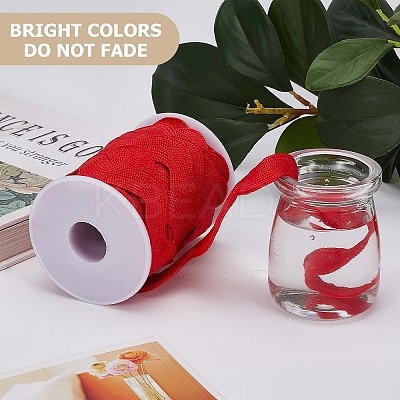 9 Yards Polyester Wavy Fringe Trim Ribbon OCOR-XCP0002-90B-1