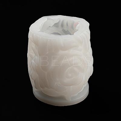 Valentine's Day 3D Rose Pillar DIY Candle Silicone Molds LS-DIY-K064-03A-1