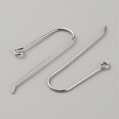 Brass Earring Hooks LS-KK-WH0044-141A-P-1