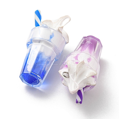 Translucent Resin Pendants RESI-D067-01J-1