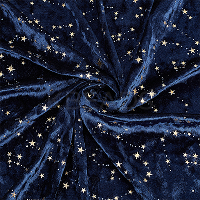 1M Velvet Spandex Fabric DIY-BC0017-52B-1