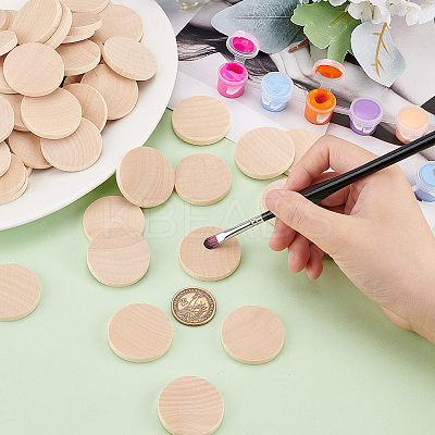 100Pcs Grass Wood Cutouts WOOD-PH0002-53A-1