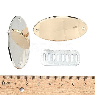 (Defective Closeout Sale: Scratched) Zinc Alloy Bag Decorative Clasps PURS-XCP0001-07-1