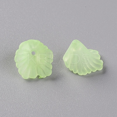 Frosted Acrylic Bead Caps MACR-S371-10A-728-1