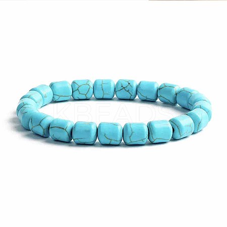 Turquoise Bracelet with Elastic Rope Bracelet DZ7554-29-1