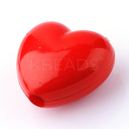 Opaque Acrylic Beads X-SACR-S788-C07-1