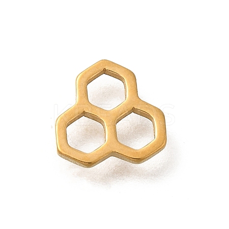 304 Stainless Steel Charms STAS-S144-01G-A-1