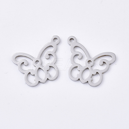 Tarnish Resistant 201 Stainless Steel Pendants LS-X-STAS-T045-42P-1