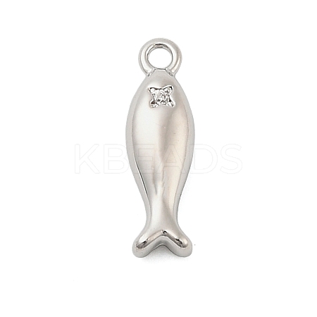Brass Micro Pave Cubic Zirconia Pendants LS-KK-I380-08P-1