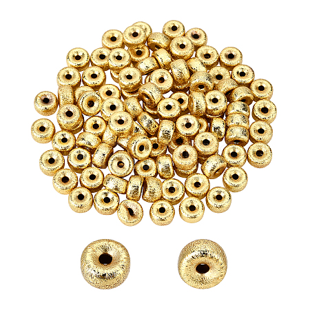 100Pcs Brass Beads KK-FH0002-07-1