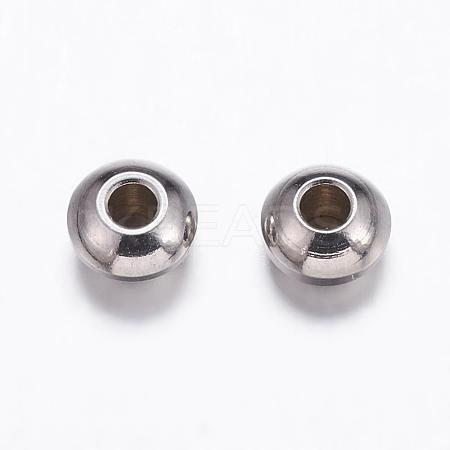 Tarnish Resistant 201 Stainless Steel Beads Spacers STAS-K146-068-4mm-1