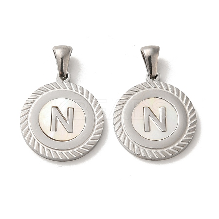304 Stainless Steel Pendants STAS-I204-N-P-1