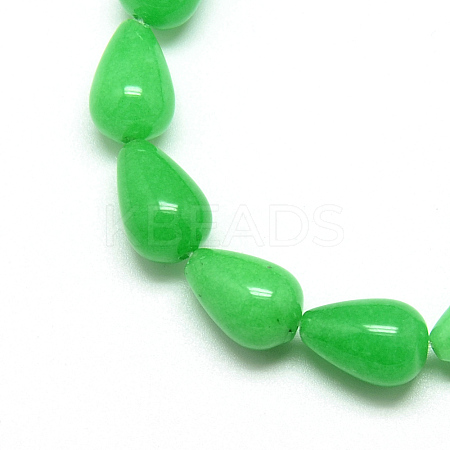 Natural White Jade Beads Strands X-G-T004-09-1