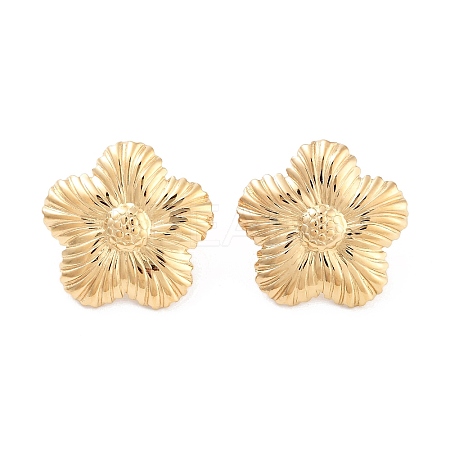 316 Surgical Stainless Steel Stud Earrings for Women LS-STAS-M062-02G-C-1