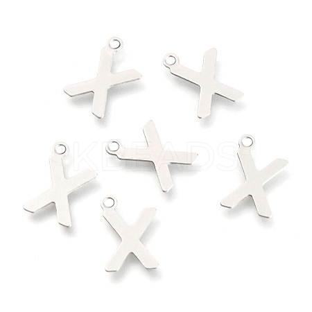 Non-Tarnish 201 Stainless Steel Charms STAS-C021-06P-X-1