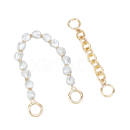 Plastic Pearl Alloy Phone Hand Strap Chains FIND-WH0260-55LG-1
