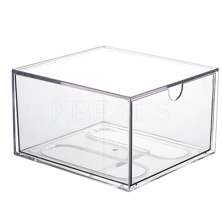 Acrylic Dustproof Drawer Storage Box AJEW-WH20066-001A-1