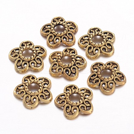Tibetan Style Alloy Bead Caps LS-GLF10597Y-1
