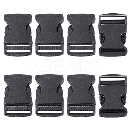 Plastic Side Release Buckles FIND-WH0036-65-1