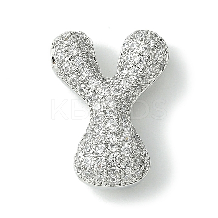 Rack Plating Brass Cubic Zirconia Pendants KK-S378-02P-Y-1