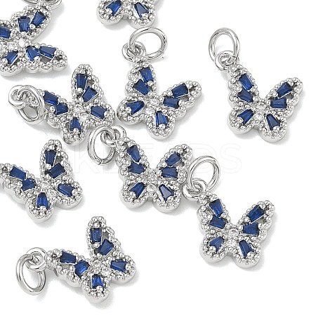 SHEGRACE Brass Pave Clear Cubic Zirconia Pendants XGRQ3Q851-628P-E-1