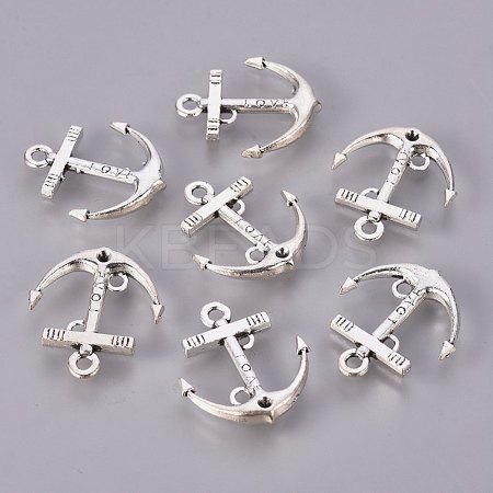 Tibetan Style Alloy Pendants TIBEB-A11925-AS-FF-1