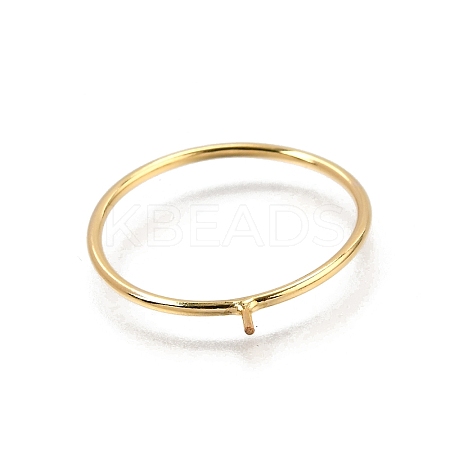 1/20 Yellow Gold Filled Stackable Rings Settings with Peg KK-Z116-01G-02-1