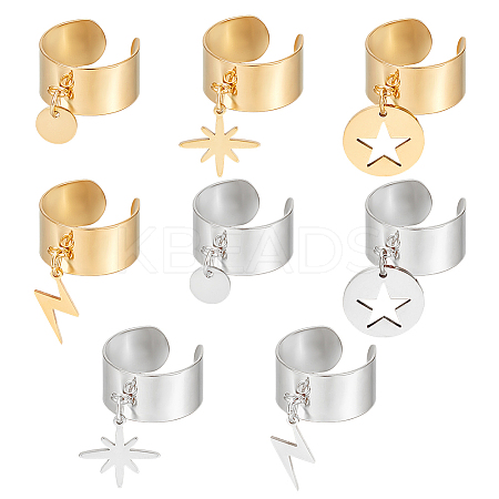 304 Stainless Steel Rings RJEW-UN00025-1