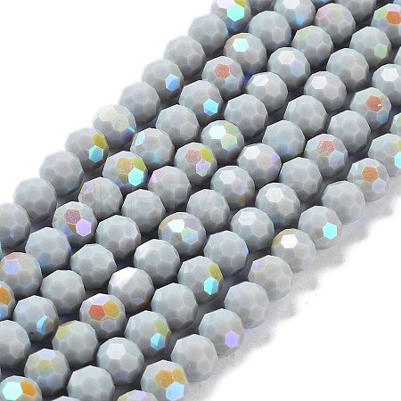 Opaque Glass Beads Strands EGLA-A035-P8mm-L22-1