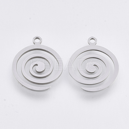 Non-Tarnish 201 Stainless Steel Pendants X-STAS-T044-83P-1