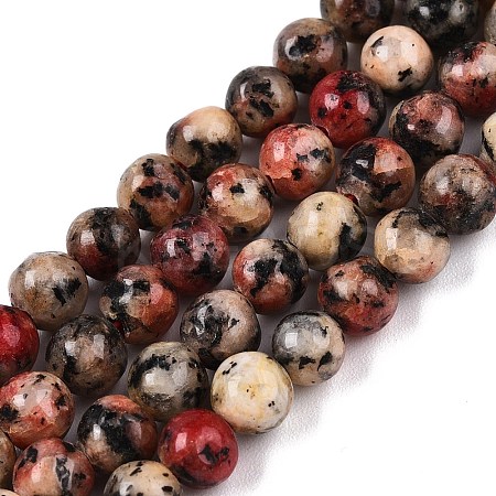 Dyed Natural White Jade Beads Strands G-T140-4mm-B06-1