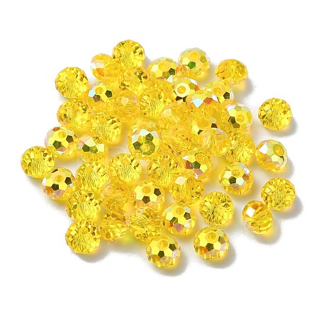 AB Color Plated Glass Beads EGLA-P059-03A-AB13-1