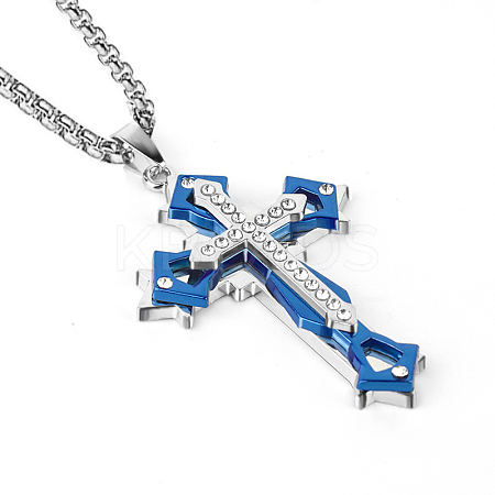 Stainless Steel Box Chains Necklaces PW24062855302-1