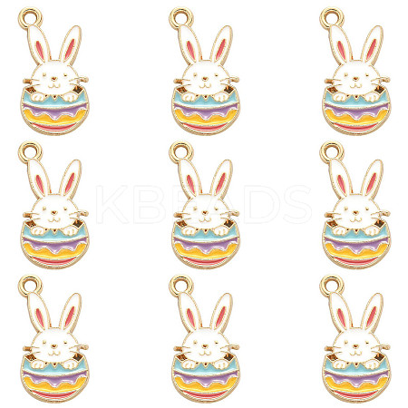 20Pcs Alloy Enamel Pendants ENAM-CJ0004-25-1