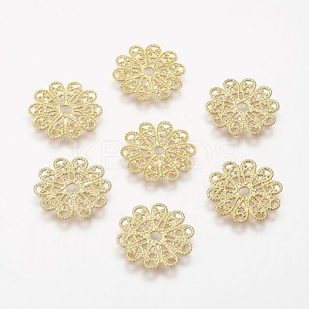 Brass Vintage Filigree Findings LS-KK-B554-G-1