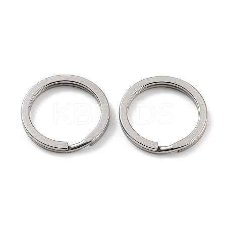 Non-Tarnish 304 Stainless Steel Split Key Rings STAS-Q314-01A-P-1