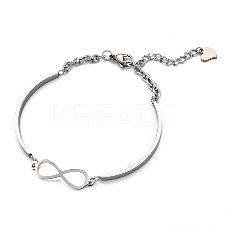 Tarnish Resistant 201 Stainless Steel Link Bracelets LS-STAS-F025-11-1