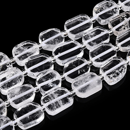 Natural Quartz Crystal Beads Strands G-C098-A20-01-1