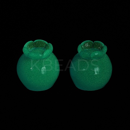 Luminous Resin Cabochons LS-CRES-D277-03B-1