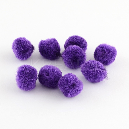 DIY Doll Craft Pom Pom Yarn Pom Pom Balls AJEW-S006-30mm-08-1