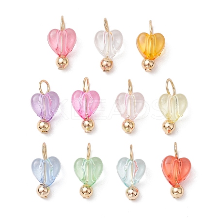 Transparent Acrylic Pendants PALLOY-JF03346-1