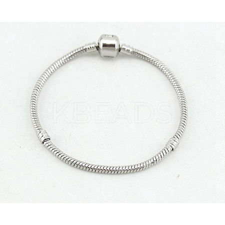 Stylish and Sturdy Snake Chain Bracelet with Long-lasting Plating for DIY Jewelry Making ST6287301-1
