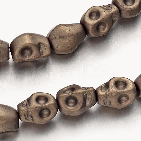 Electroplate Non-magnetic Synthetic Hematite Bead Strands G-F300-60-F06-1