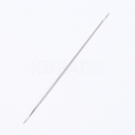 Iron Open Beading Needle IFIN-P036-01D-1