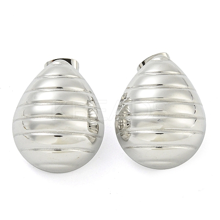 Non-Tarnish 304 Stainless Steel Stud Earrings for Women EJEW-S227-43P-1